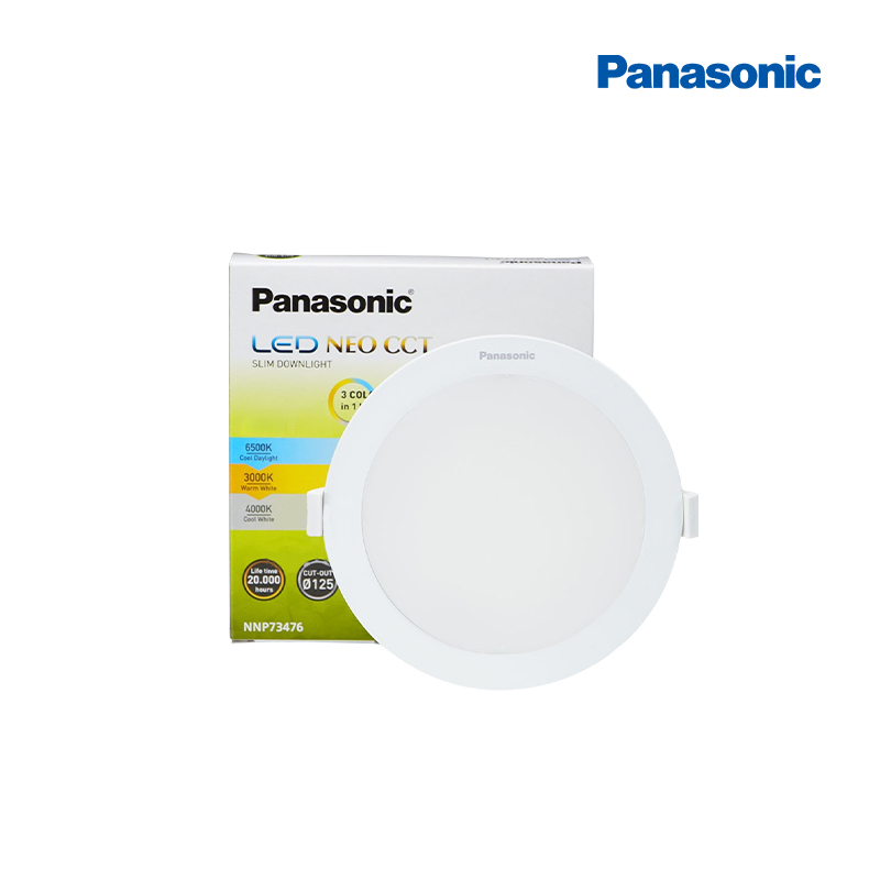 Đèn LED Âm Trần Panasonic Neo Slim Tròn 12W 3 Chế Độ | NNP73476