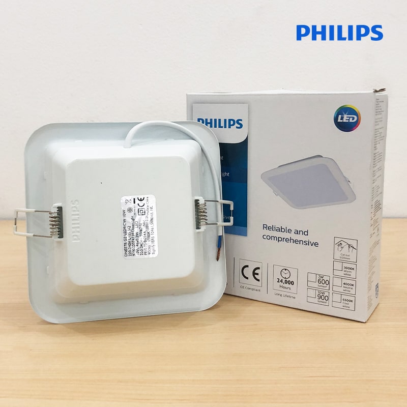 Âm trần Philips LED Vuông DN027B G3 LED6 L100 SQ (6W L100)