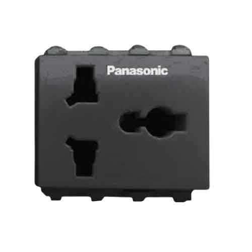 Panasonic Wide Color - Ổ Cắm Đa Năng - Màu Xám | WEI1171H-VN