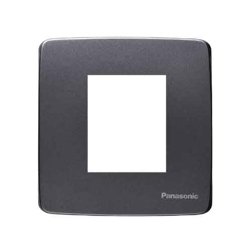 Panasonic Minerva - Mặt Vuông 2 Thiết Bị - Màu Xám Ánh Kim | WMT7812MYH-VN