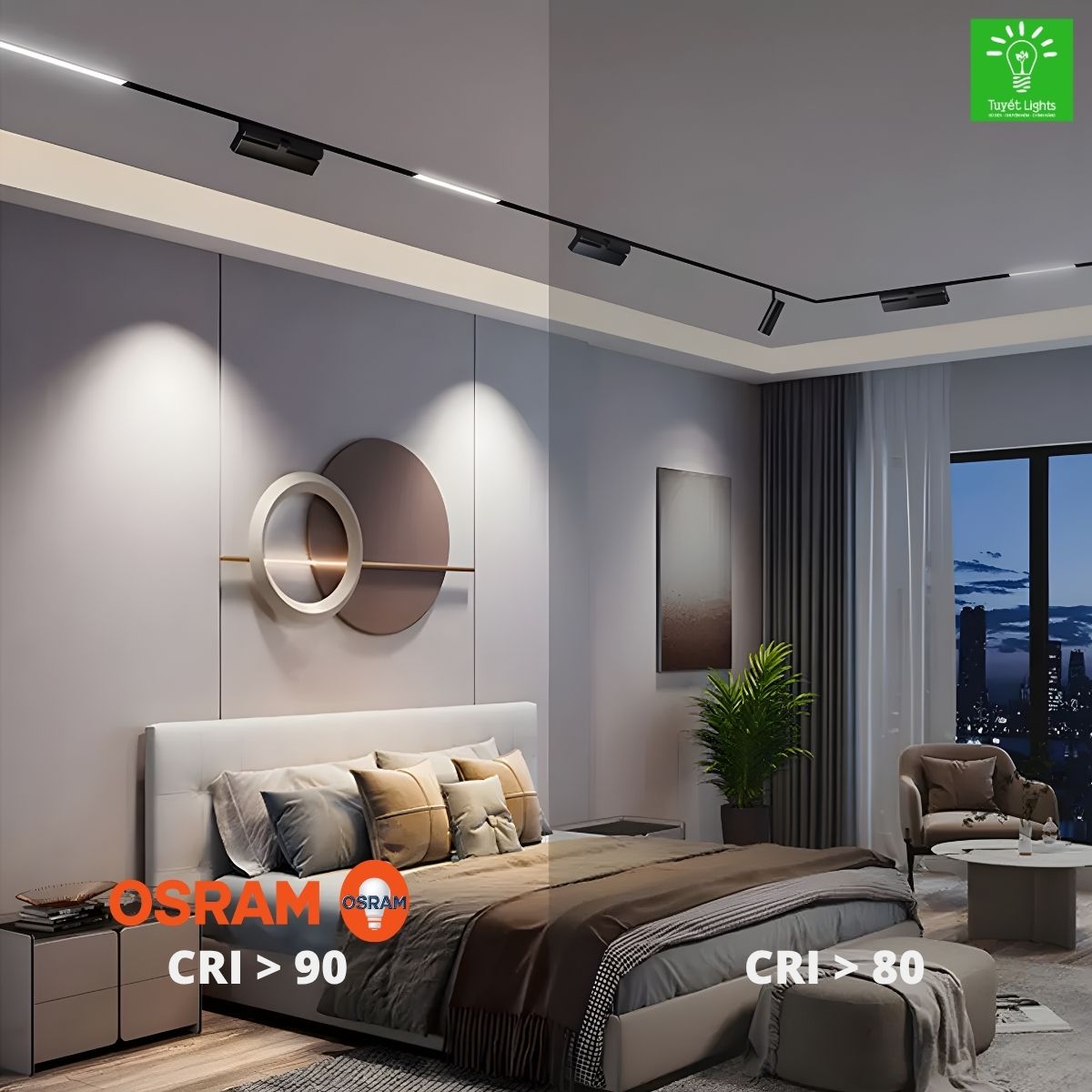 HỆ ĐÈN RAY NAM CHÂM THẾ HỆ MỚI