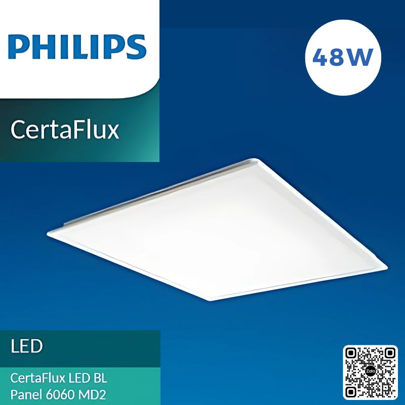 Đèn LED Panel Philips CertaFlux 865/840 600x600 - 48W
