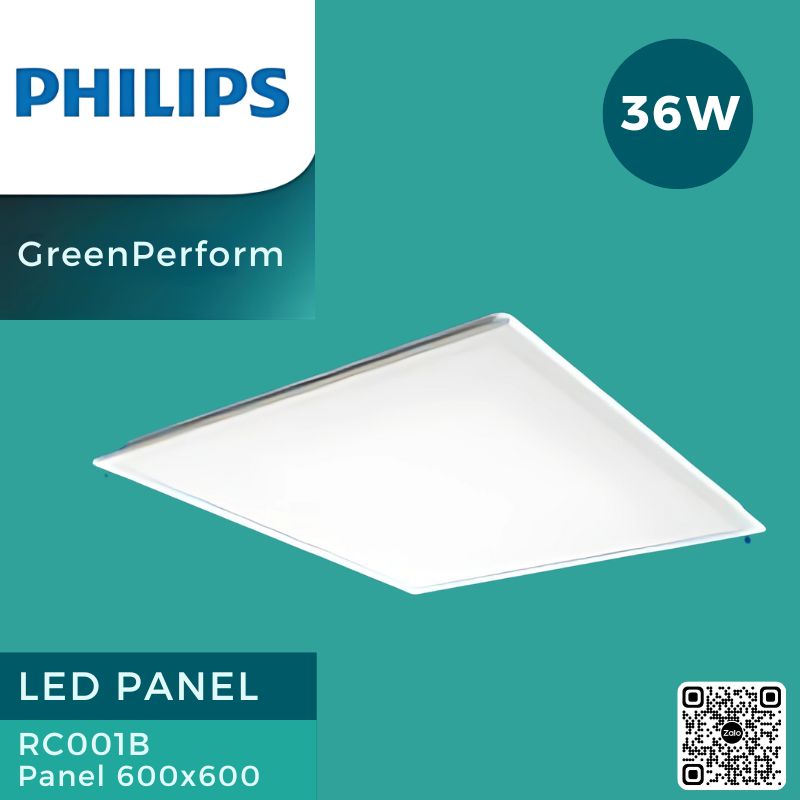 Đèn LED Panel Philips RC001B 600x600 - 38W