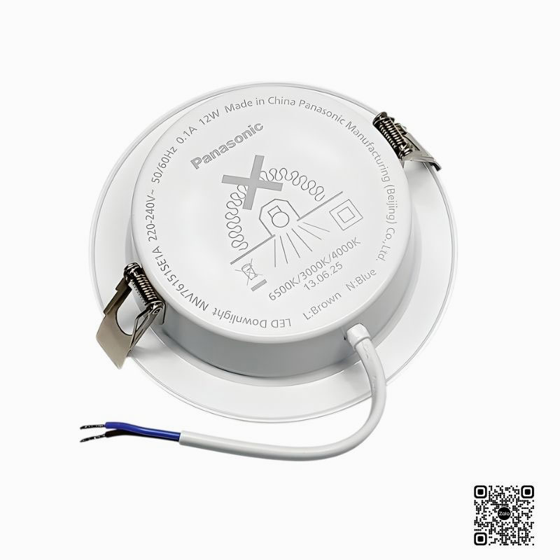 Đèn LED Âm Trần Panasonic Color Rim NNV76151SE1A Viền Bạc 12W | 3 Chế ...