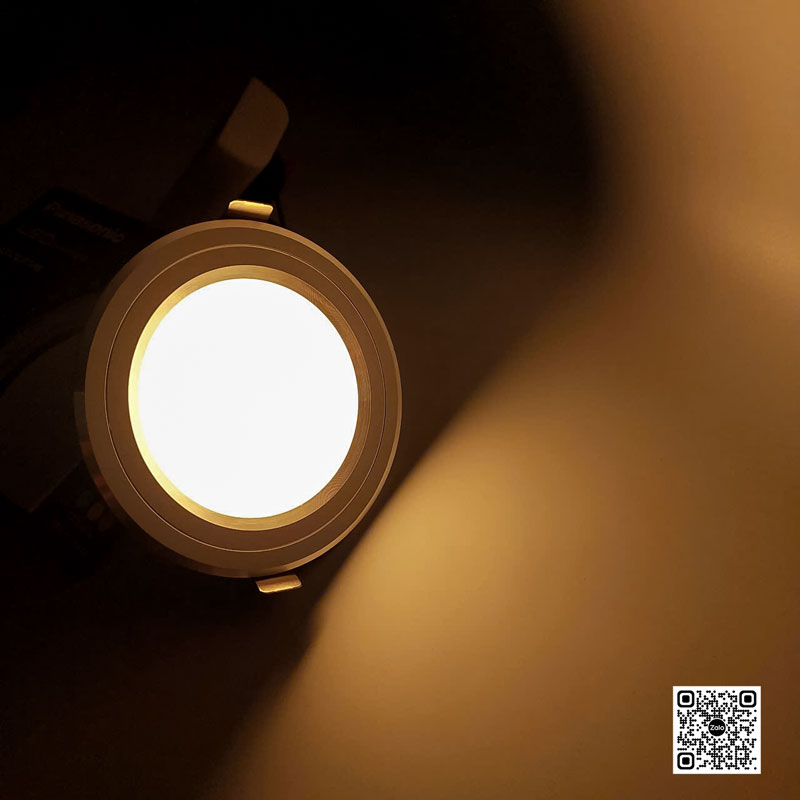 Đèn LED Âm Trần Panasonic Color Rim NNV76151YE1A Viền Vàng 12W | 3 Chế ...