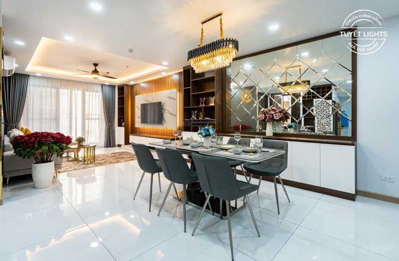 ĐÈN PHA LÊ LUXURY NÂNG TẦM KHÔNG GIAN CĂN HỘ COSMO CITY