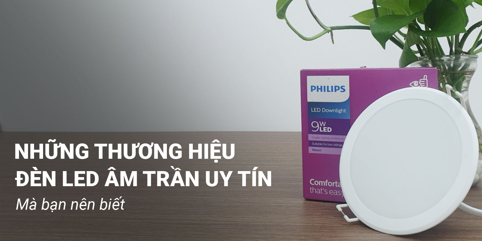 Những thương hiệu đèn LED âm trần uy tín mà bạn nên biết