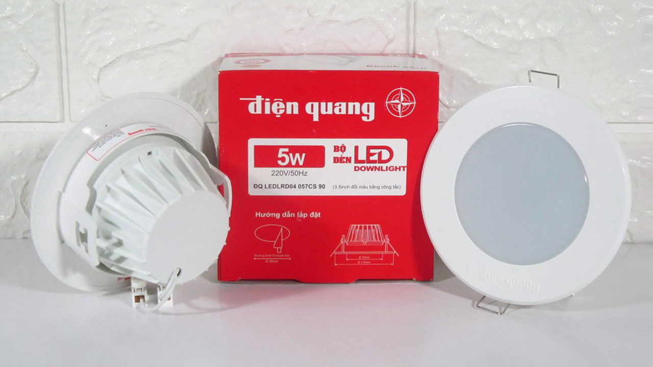 Đèn LED âm trần Việt Nam Điện Quang