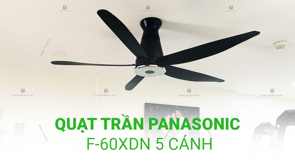 quạt trần Panasonic F60XDN 5 cánh 