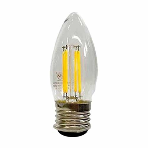 AKIMI - Bóng LED 4W Edision C35 Đuôi Bầu Vỏ Trắng E27 | AKC35-4W-E27B