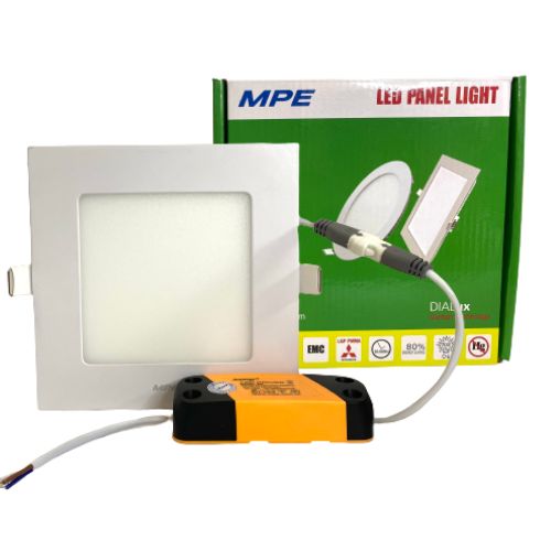 MPE - Âm Trần LED Vuông Mỏng 6W | SPL-6T / SPL-6V