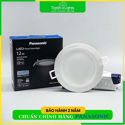 Đèn LED Âm Trần Panasonic Ez Series Tròn NNNC7655288 / NNNC7651288 12W