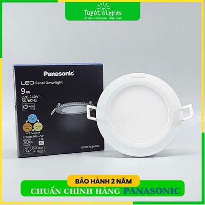 Đèn LED Âm Trần Panasonic Ez Series Tròn NNNC7656188 9W 3 Chế Độ