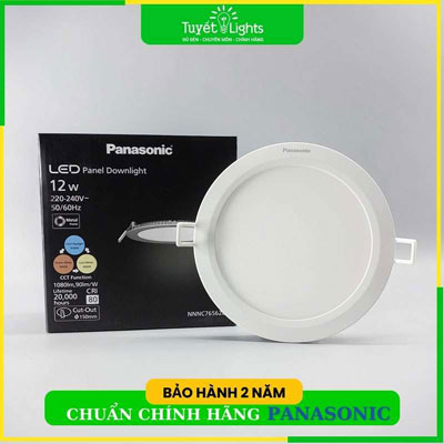 Đèn LED Âm Trần Panasonic Ez Series Tròn NNNC7656288 12W 3 Chế Độ