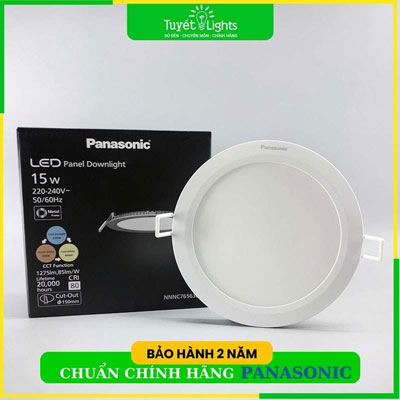 Đèn LED Âm Trần Panasonic Ez Series Tròn NNNC7656388 15W 3 Chế Độ