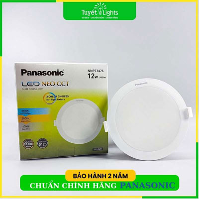 Đèn LED Âm Trần Panasonic Neo Slim Tròn 12W 3 Chế Độ | NNP73476