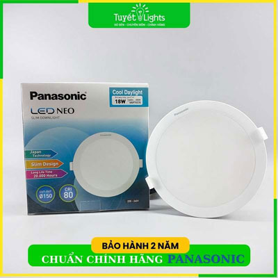 Đèn LED Âm Trần Panasonic Neo Slim Tròn 18W | NNP74572 NNP74579 NNP74578