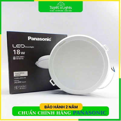 Đèn LED Âm Trần Panasonic DN 2G Tròn NNV70034WE1A / NNV70044WE1A / NNV70064WE1A 18W