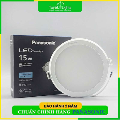 Đèn LED Âm Trần Panasonic DN 2G Tròn NNV70033WE1A / NNV70043WE1A / NNV70063WE1A 15W