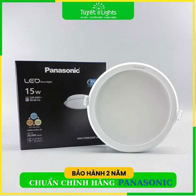 Đèn LED Âm Trần Panasonic DN 2G Tròn NNV70092WE1A 15W 3 Chế Độ