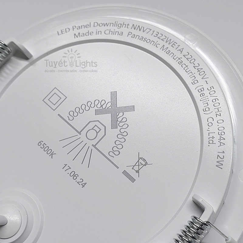 Đèn LED Âm Trần Panasonic Ez-P Series Tròn 12W - NNV71322WE1A