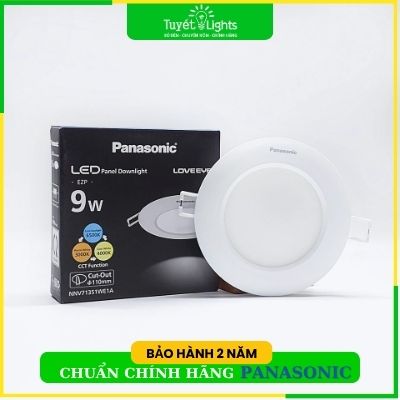 Đèn LED Âm Trần Panasonic Ez-P Series Tròn 9W đổi màu -&nbsp;NNV71351WE1A