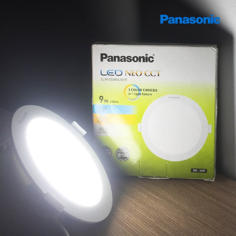 Đèn LED Âm Trần Panasonic Neo Slim Tròn 9W 3 Chế Độ | NNP72276