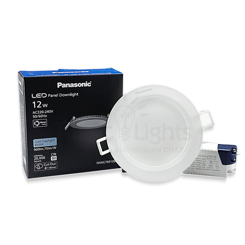 Đèn LED Âm Trần Panasonic Ez-M Series Tròn NNNC7655288 / NNNC7651288 12W