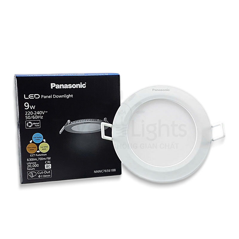 Đèn LED Âm Trần Panasonic Ez-M Series Tròn NNNC7656188 9W 3 Chế Độ