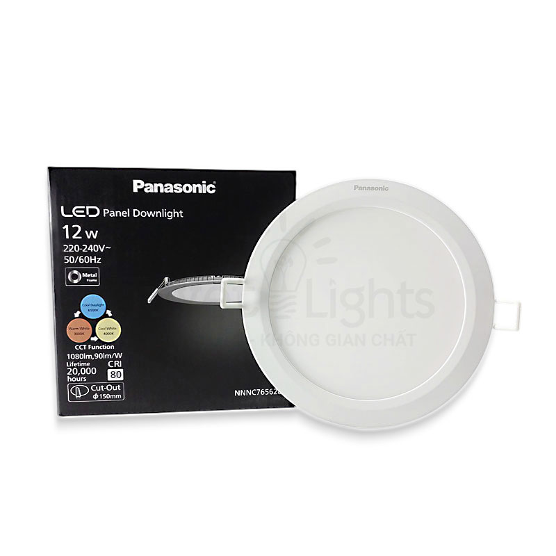 Đèn LED Âm Trần Panasonic Ez-M Series Tròn NNNC7656288 12W 3 Chế Độ