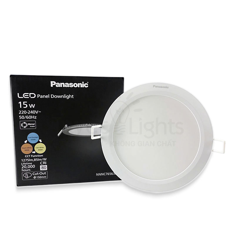 Đèn LED Âm Trần Panasonic Ez-M Series Tròn NNNC7656388 15W 3 Chế Độ