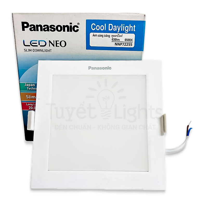Đèn LED Âm Trần Panasonic Neo Slim Vuông 6W | NNP71254 / NNP71250 / NNP71255