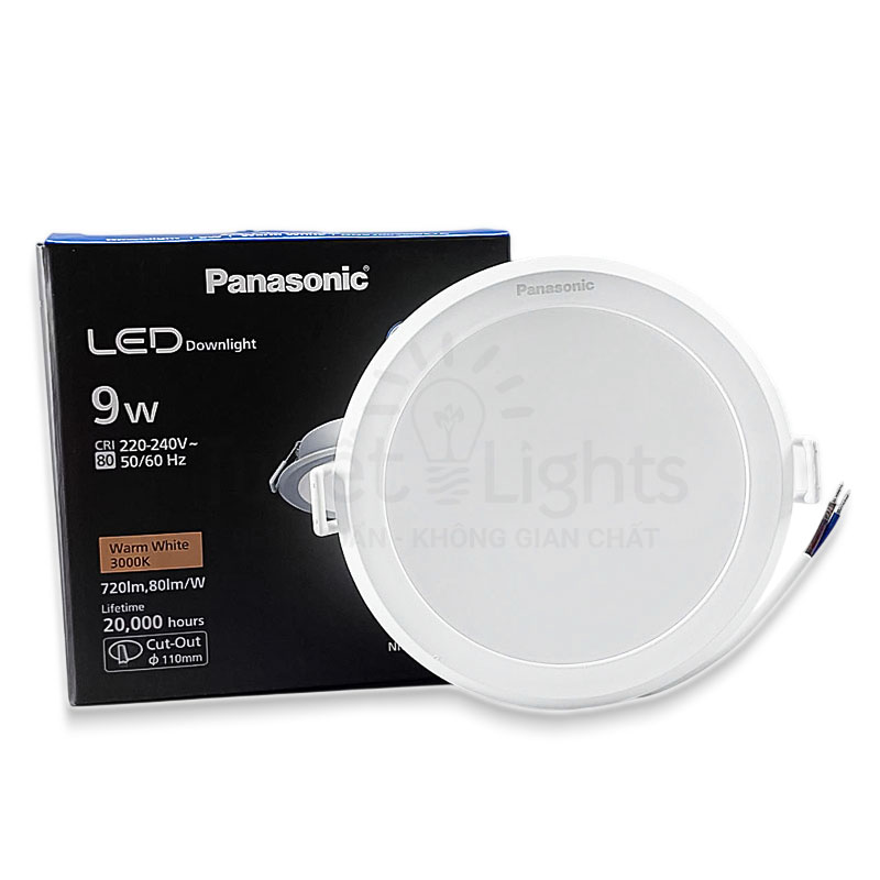 Đèn LED Âm Trần Panasonic DN 2G Tròn NNV70066WE1A Ø110 9W
