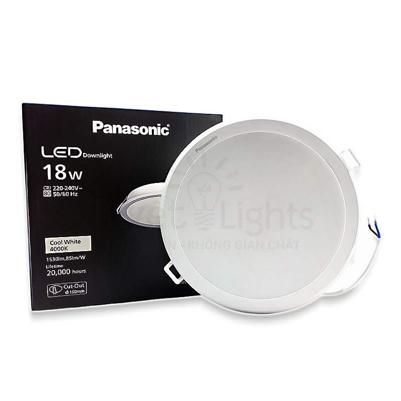 Đèn LED Âm Trần Panasonic DN 2G Tròn NNV70064WE1A 18W