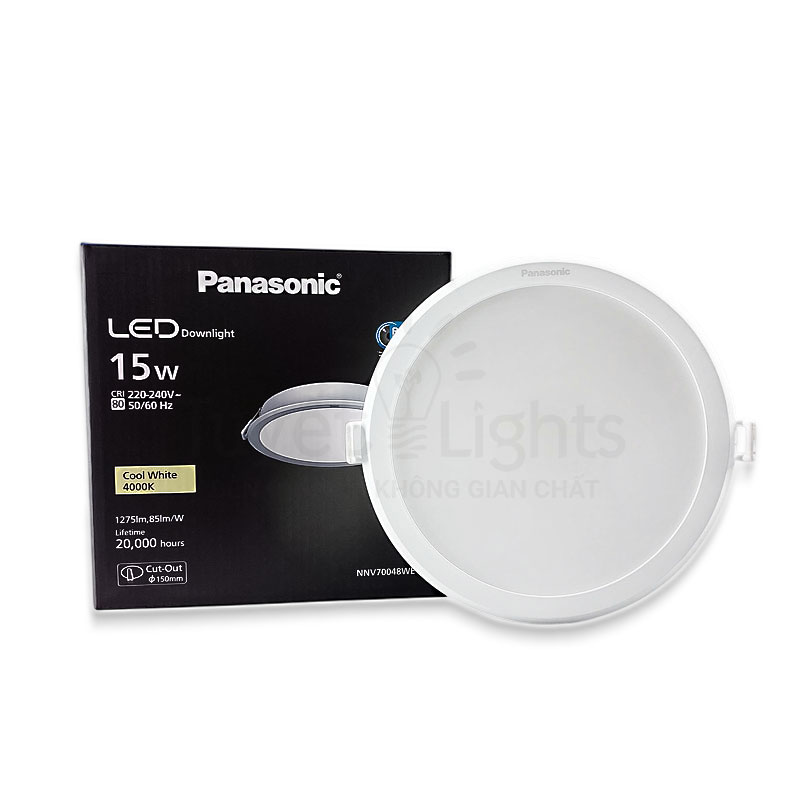 Đèn LED Âm Trần Panasonic DN 2G Tròn&nbsp; NNV70068WE1A Ø150 15W
