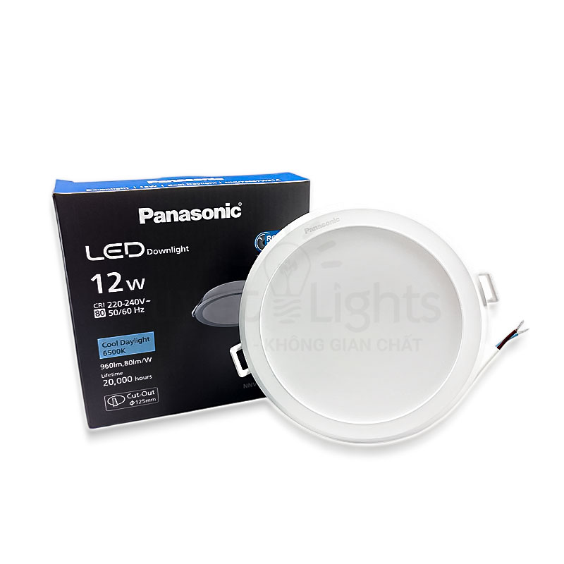 Đèn LED Âm Trần Panasonic DN 2G Tròn / NNV70067WE1A Ø125 12W
