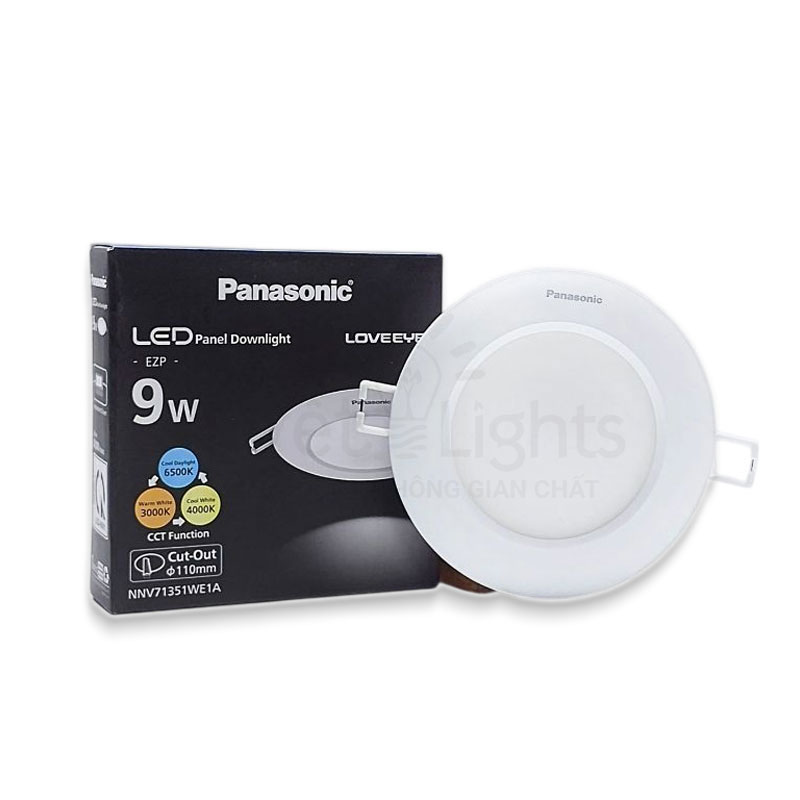 Đèn LED Âm Trần Panasonic Ez-P Series Tròn 6W đổi màu -&nbsp;NNV71350WE1A
