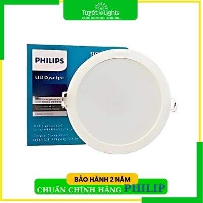 Âm Trần Philips LED Eridani / 10W (Φ90)
