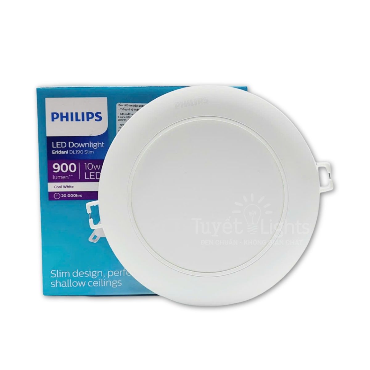 Âm Trần Philips Siêu Mỏng Eridani&nbsp;DL190B Slim&nbsp;|&nbsp; 10W (Φ125)