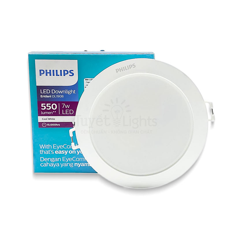 Âm Trần Philips LED Eridani / 7W (Φ100)