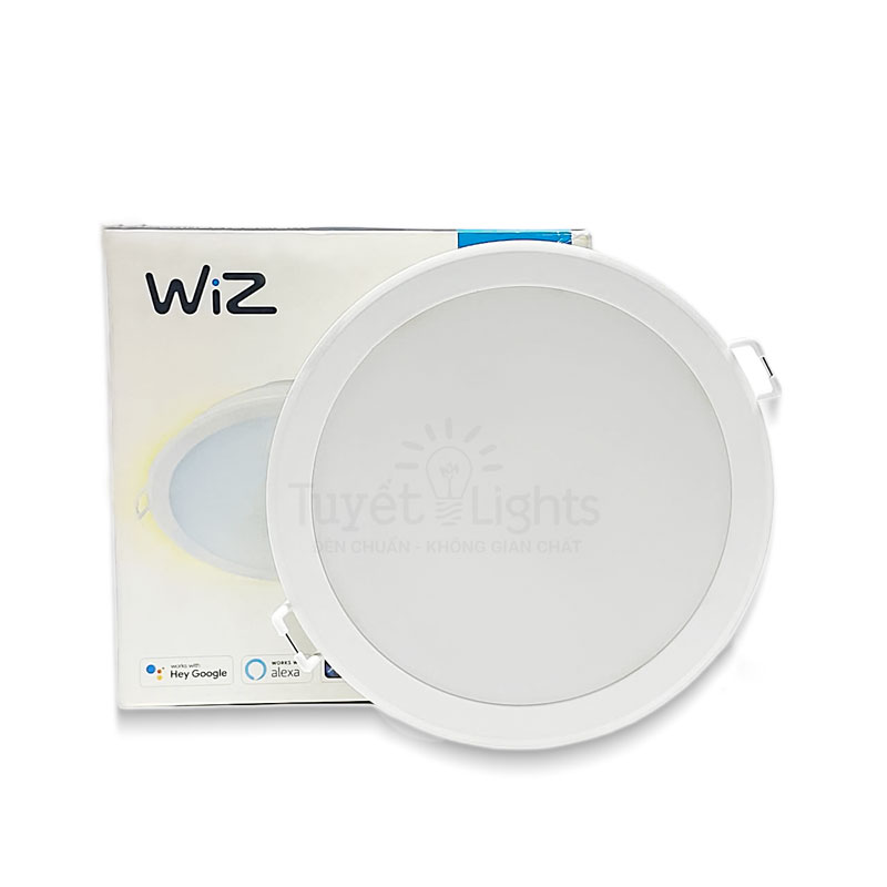 Đèn Âm Trần Philips Thông Minh WIZ [Wifi Thay Đổi Nhiệt Độ Màu] / 12.5W (Φ125)