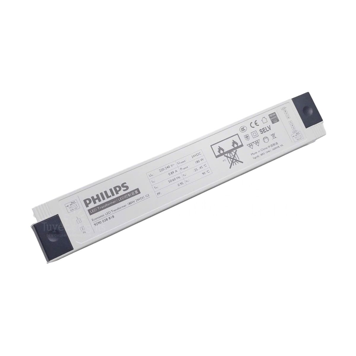 PHILIPS -&nbsp;Nguồn LED dây Economic Transformer 180W 24V G3