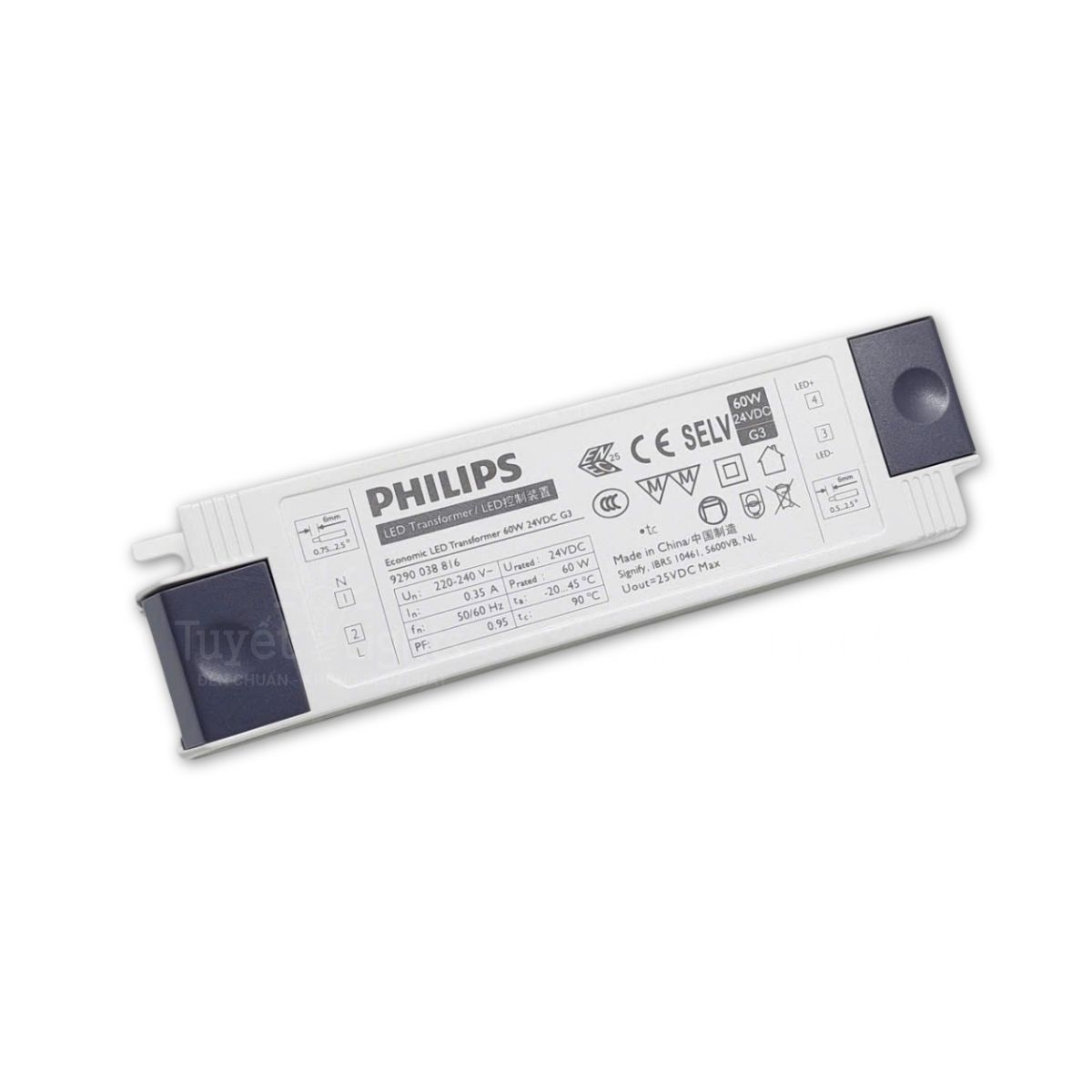 PHILIPS -&nbsp;Nguồn LED dây Economic Transformer 60W 24V G3