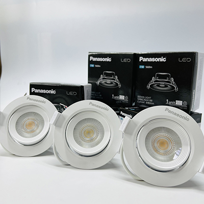 Đèn LED Âm Trần Panasonic DN Series Điều Chỉnh Góc Chiếu NNNC7624188 / NNNC7629188 / NNNC7628188 7W