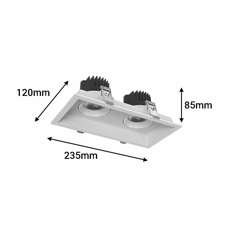 Philips – Đèn Âm Trần Đôi Downlight OEM 2x21W | TH-DLD1