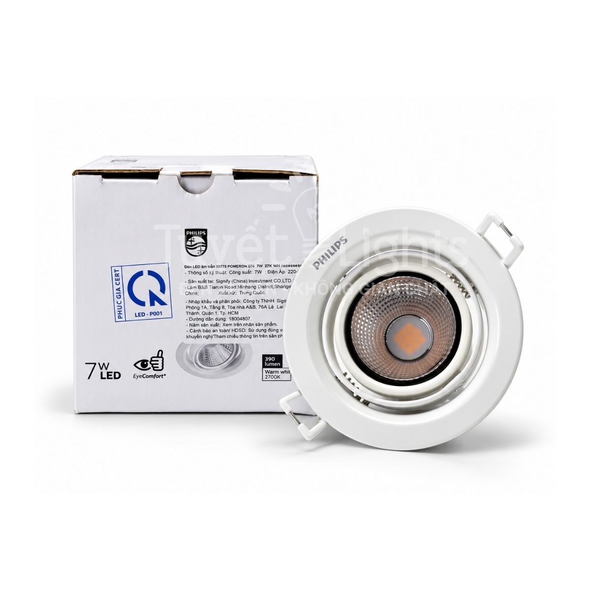 Philips Pomeron – Âm Trần Spotlight 7W | 59776