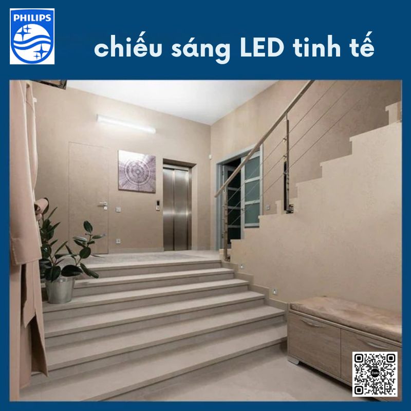 Đèn LED Tuýp Bán Nguyệt Philips BN001C 0.6m 20W
