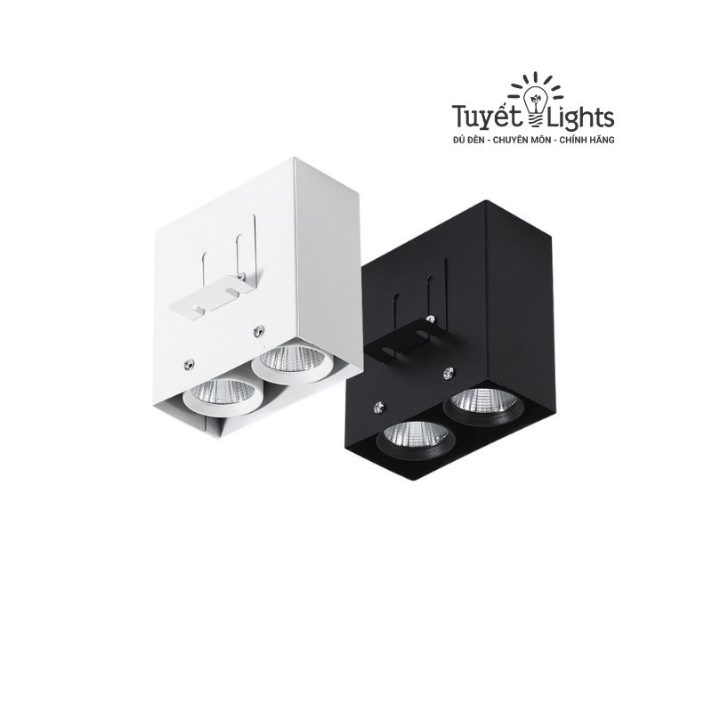 Đèn Lon Nổi / Âm Vuông Đôi 12W | LNA-152 / LNA-154 Euroto