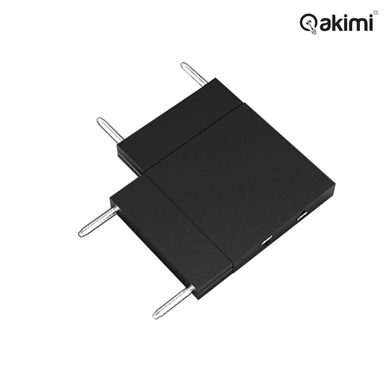 AKIMI - Nối Mạch Điện Giữa 2 Ray Nam Châm Vuông Góc Ultra Thin | AK-E2W | AK-E2