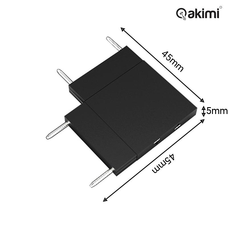 AKIMI - Nối Mạch Điện Giữa 2 Ray Nam Châm Vuông Góc Ultra Thin | AK-E2W | AK-E2